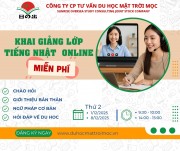 HAI GIẢNG LỚP TIẾNG NHẬT ONLINE – MIỄN PHÍ
